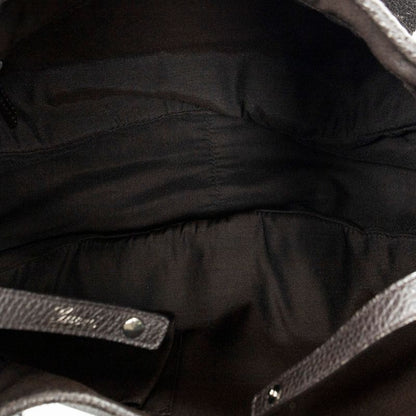 Gucci Abby Hobo Diagonal Dark Brown Grained Calfskin Leather A