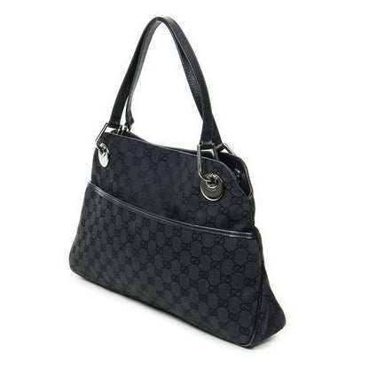 Gucci Medium Eclipse Tote Black GG Canvas A