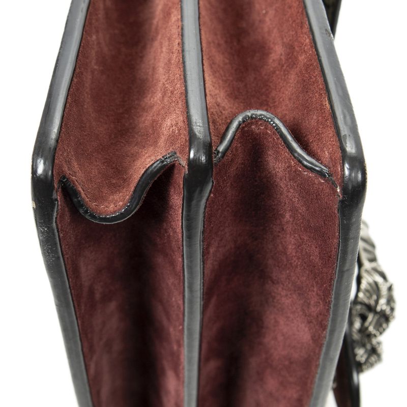 Gucci Medium Taiga - Dionysus Chain Crossbody Beige/red Blooms Supreme PVC