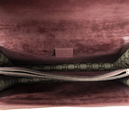 Gucci Medium Taiga - Dionysus Chain Crossbody Beige/red Blooms Supreme PVC