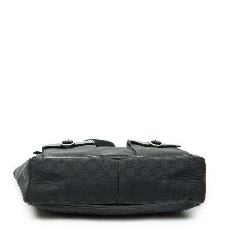 Gucci Black GG Nylon Canvas A