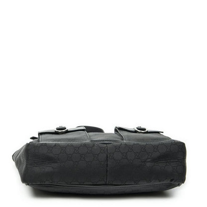Gucci Black GG Nylon Canvas A