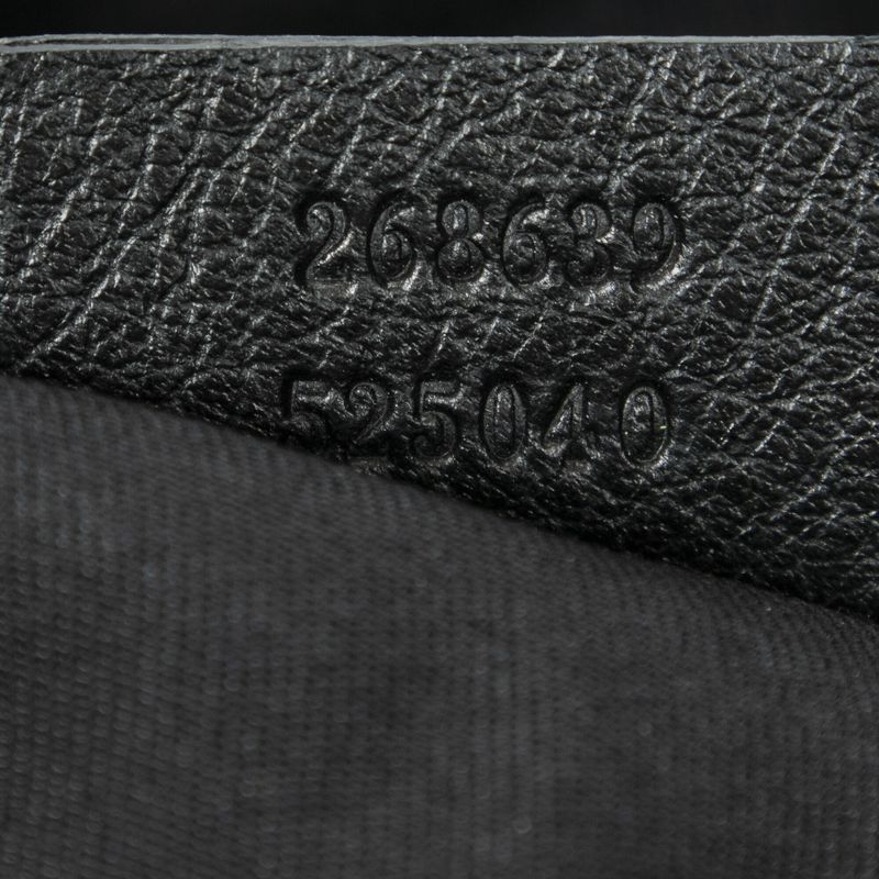 Gucci Black GG Nylon Canvas A