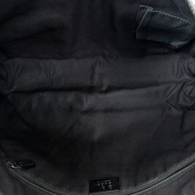 Gucci Black GG Nylon Canvas A