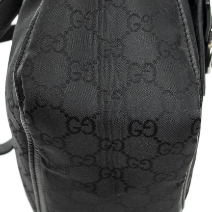 Gucci Black GG Nylon Canvas A