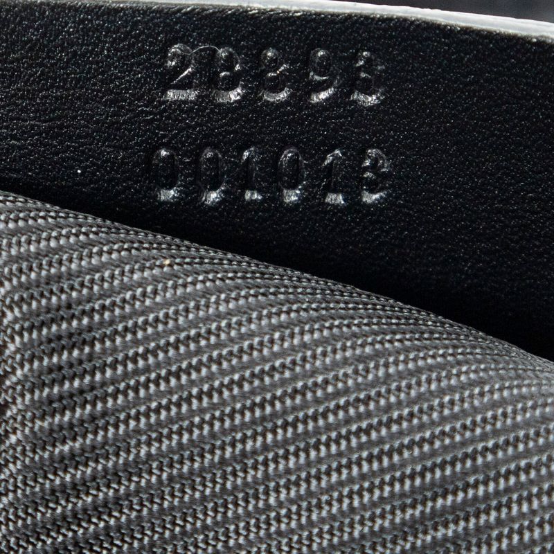 Gucci Front Pocket Zip Tote Black GG Canvas A