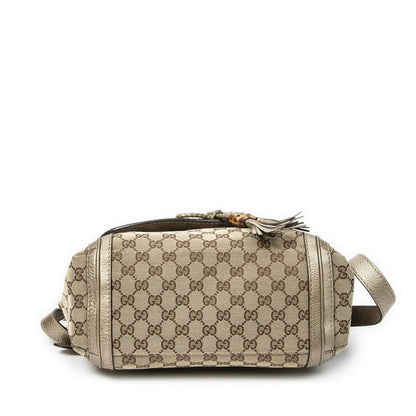 Gucci Bella Flap Beige/bronze GG Canvas A