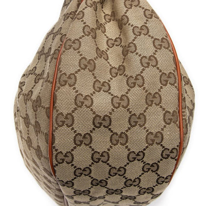 Gucci Medium Sookie Boston Beige/brown GG Canvas A