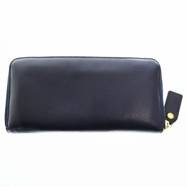 Saint Laurent Paris Round Zipper Long Wallet Long Wallet 463340 Navy Brand