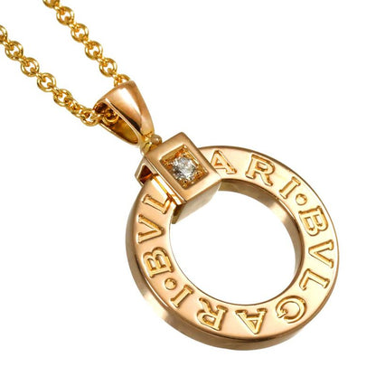 Bulgari Bvlgari Bulgari Diamond Necklace 45cm (1772in) 18K PG Pink Gold 750