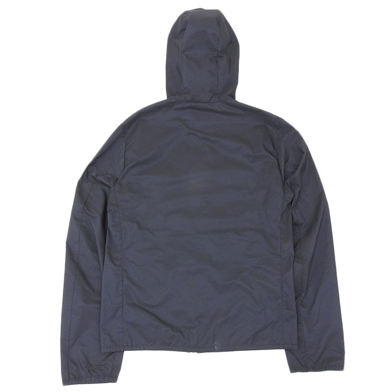 Prada Sport Striped Zip Up Hoodie Men's Navy 46