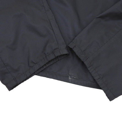 Prada Sport Striped Zip Up Hoodie Men's Navy 46