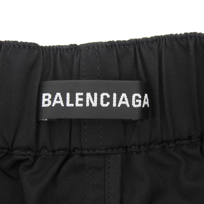 Balenciaga Beautiful Sideline Shorts Bottoms Men's Black 44 626579 Made In 20