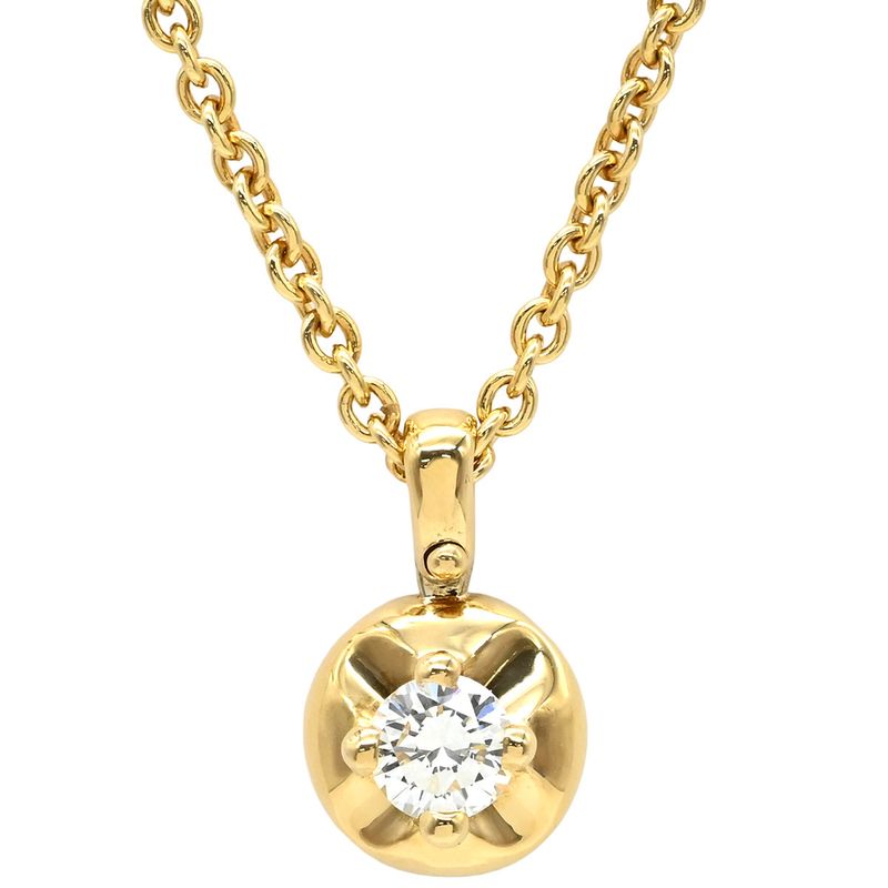 Bvlgari Bvlgari Necklace Corona Necklace 18k Yellow Gold Diamond Yellow Gold