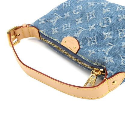 Louis Vuitton Monogram Denim Pochette Hills Hand Bag Blue M82949 90298817