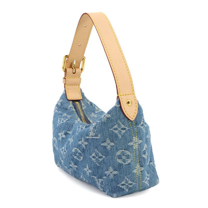 Louis Vuitton Monogram Denim Pochette Hills Hand Bag Blue M82949 90298817