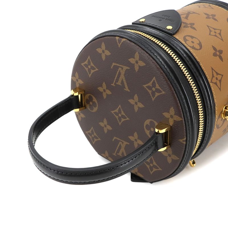 Louis Vuitton Monogram Reverse Cannes 2way Hand Shoulder Bag M43986 Gold