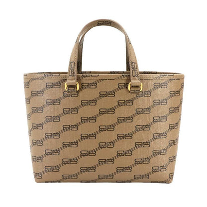 Exhibit Balenciaga Bbmonogram 2way Hand Shoulder Bag PVC Brown 702699 Hand