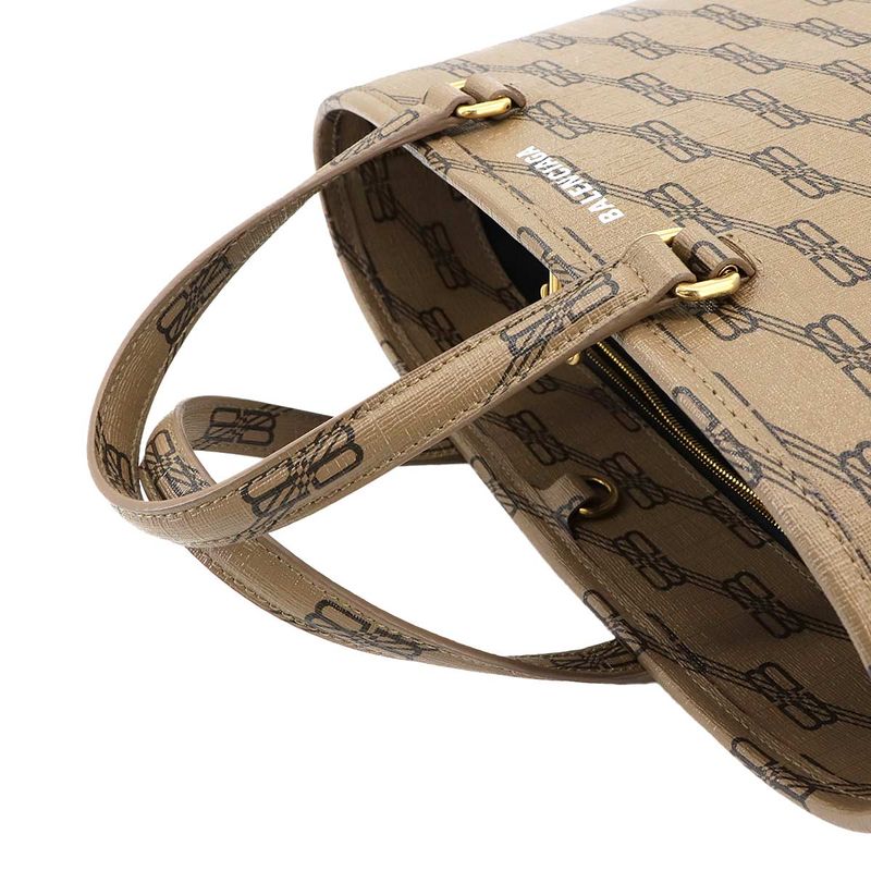 Exhibit Balenciaga Bbmonogram 2way Hand Shoulder Bag PVC Brown 702699 Hand