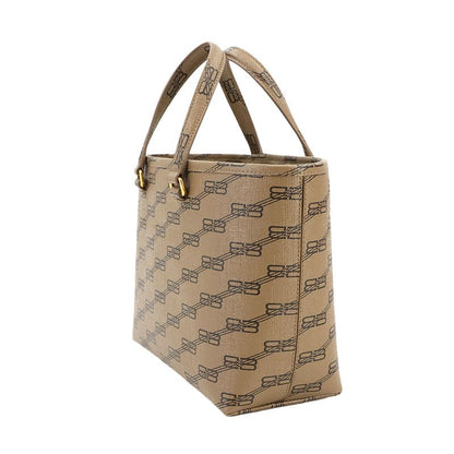 Exhibit Balenciaga Bbmonogram 2way Hand Shoulder Bag PVC Brown 702699 Hand