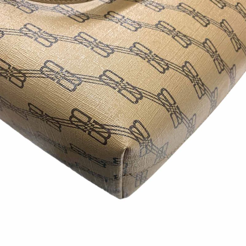 Exhibit Balenciaga Bbmonogram 2way Hand Shoulder Bag PVC Brown 702699 Hand