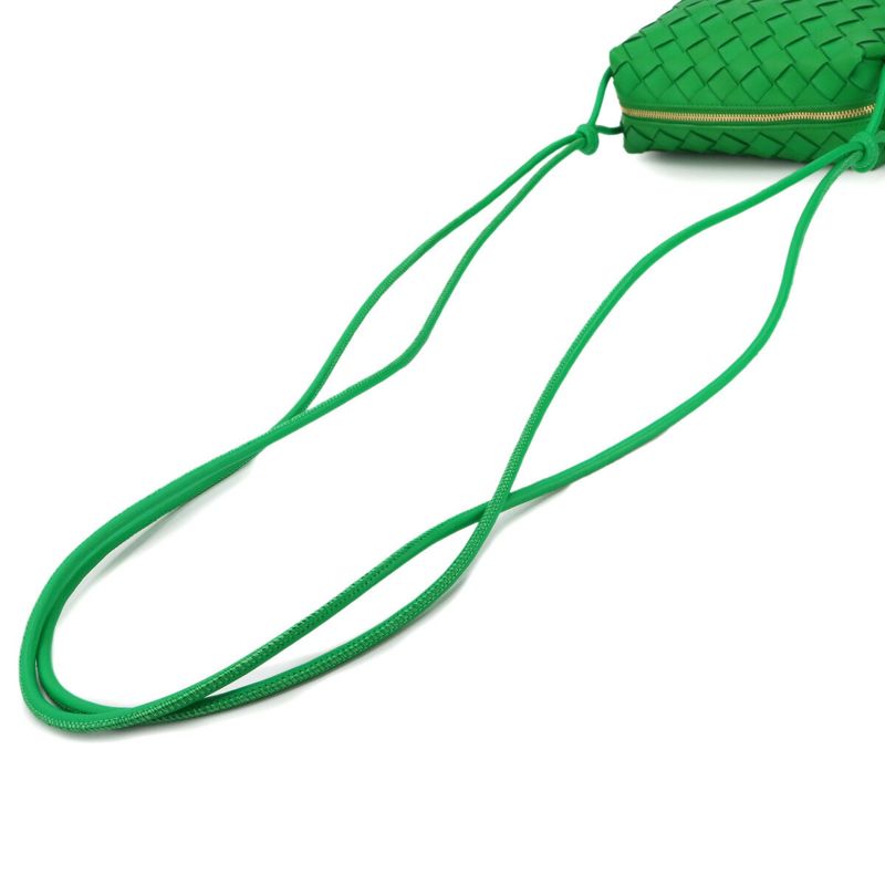 Exhibited Bottega Veneta Intrecciato Mini Loop Camera Bag Shoulder Bag Leather