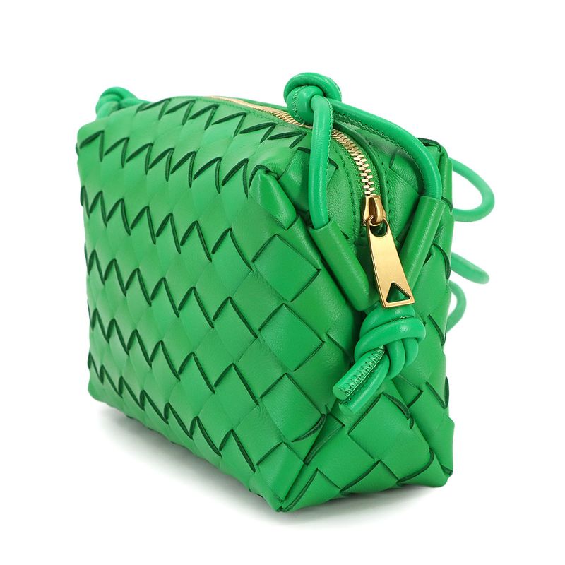 Exhibited Bottega Veneta Intrecciato Mini Loop Camera Bag Shoulder Bag Leather