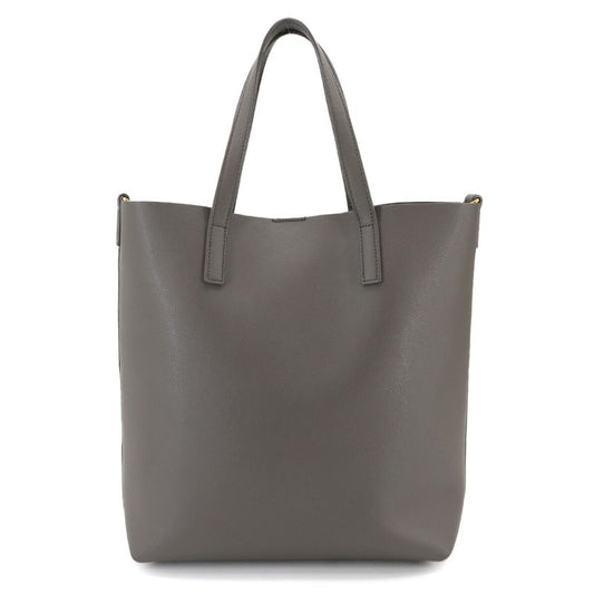 Saint Laurent Toy Shopping Bag 2way Tote Shoulder Bag Leather Gray 498612 Toy