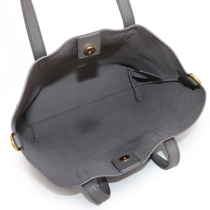 Saint Laurent Toy Shopping Bag 2way Tote Shoulder Bag Leather Gray 498612 Toy