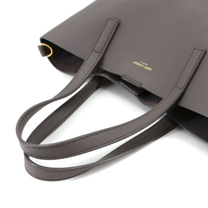 Saint Laurent Toy Shopping Bag 2way Tote Shoulder Bag Leather Gray 498612 Toy