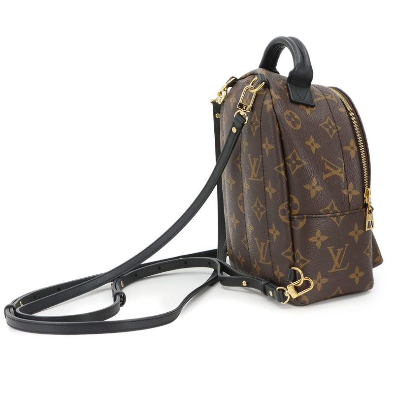 Louis Vuitton Monogram Palm Sp Ring Su Backpack MINI Backpack Sac Brown M44873