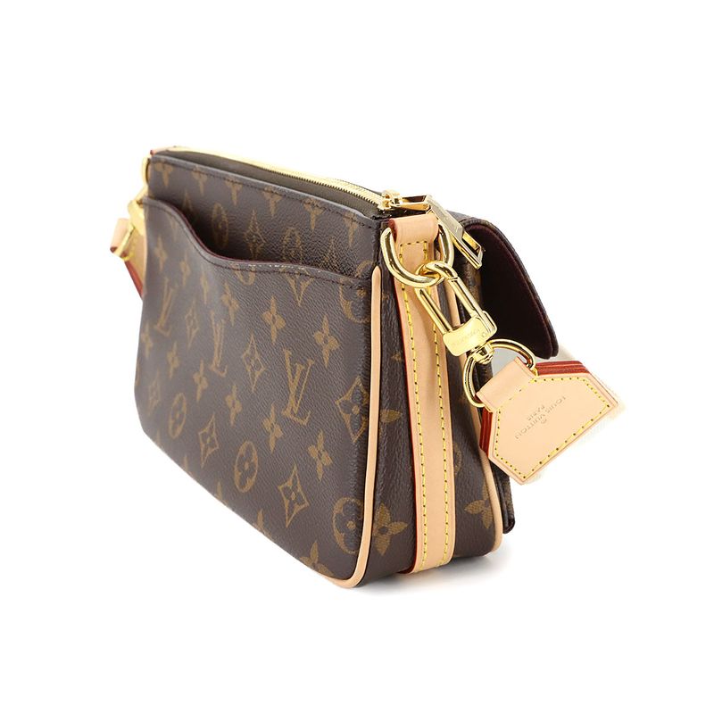 Louis Vuitton Monogram Vivacite Shoulder Bag Brown M46999 Gold Hardware 90299576