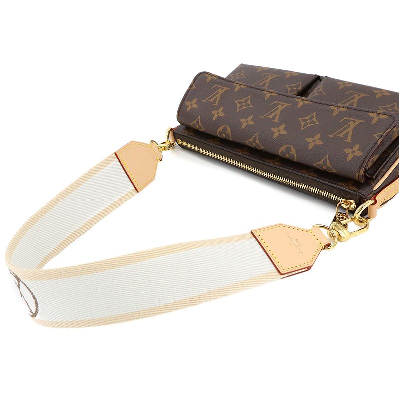 Louis Vuitton Monogram Vivacite Shoulder Bag Brown M46999 Gold Hardware 90299576
