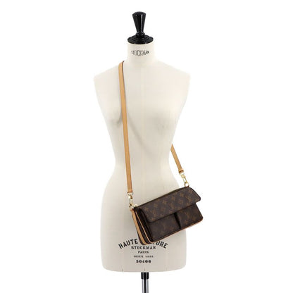 Louis Vuitton Monogram Vivacite Shoulder Bag Brown M46999 Gold Hardware 90299576