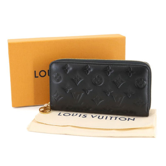 Louis Vuitton Monogram Coussin Zippy Wallet Round Zipper Long Wallet Lamb