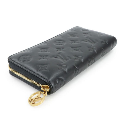 Louis Vuitton Monogram Coussin Zippy Wallet Round Zipper Long Wallet Lamb