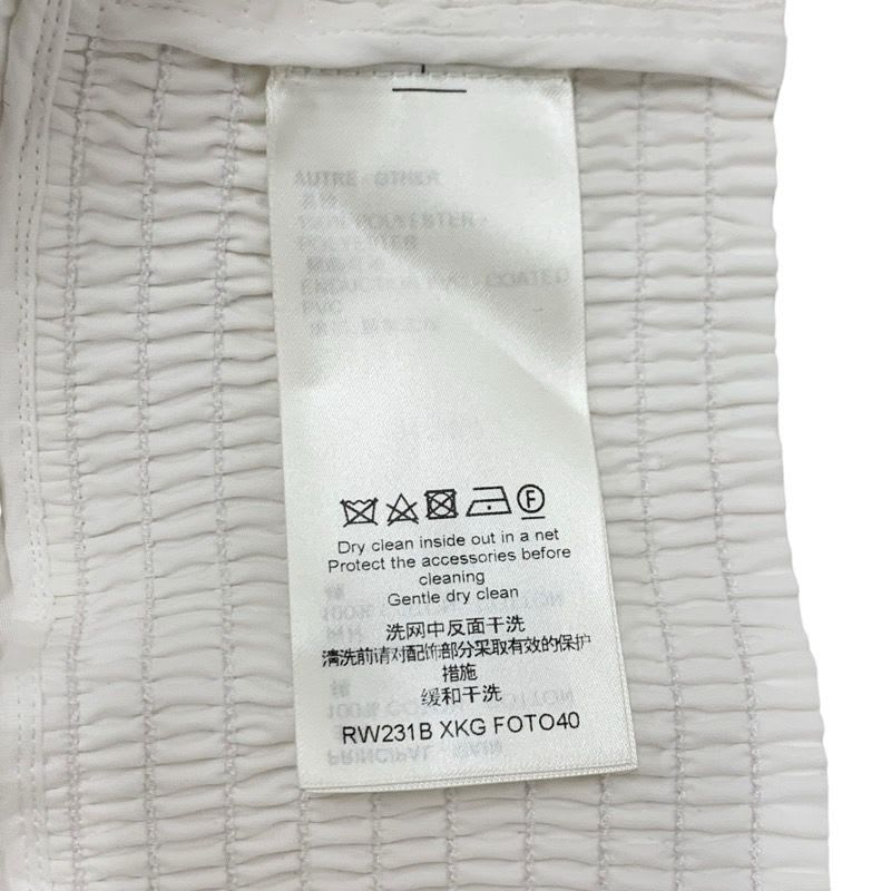 Louis Vuitton Top Cotton White Blouse Monogram Sleeveless