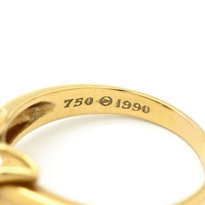 Tiffany & Co Tiffany & Co Ring Signature Cross Diamond Ring 18k Yellow Gold