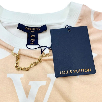 Louis Vuitton Sunrise Monogram Top Cotton Orange Gradient T-Shirt