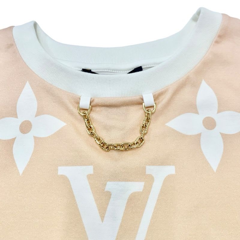Louis Vuitton Sunrise Monogram Top Cotton Orange Gradient T-Shirt