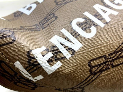 Balenciaga 713042 Waist Bag Signature Logo Recycled Poly Mens Body Bag Belt Bag