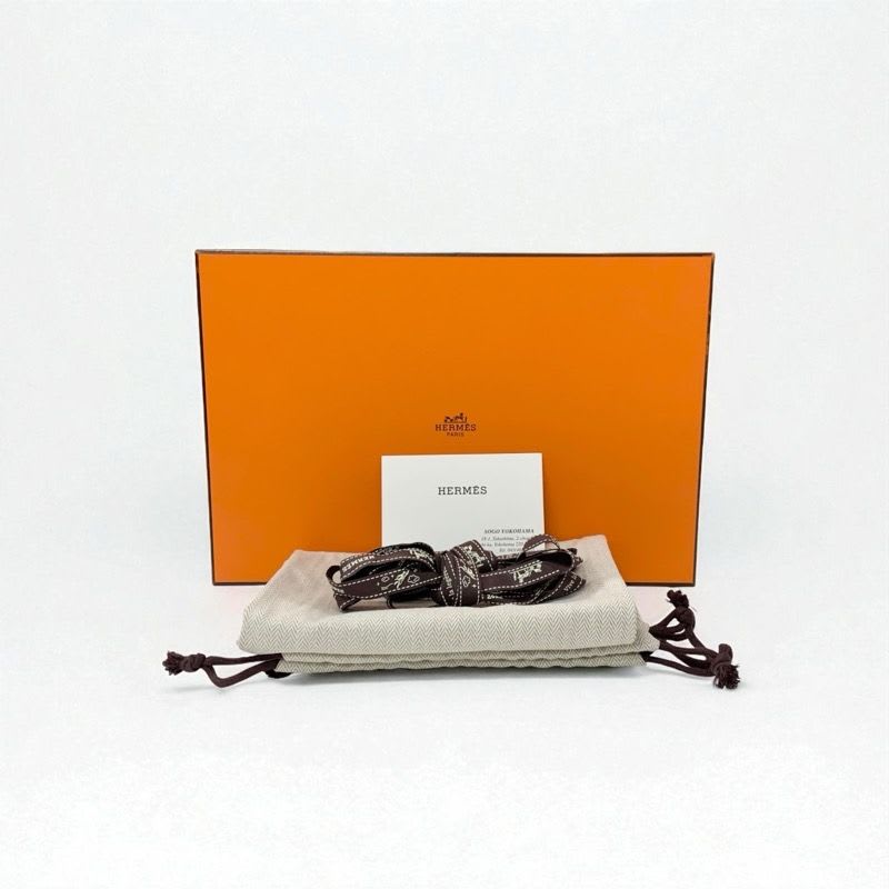 Hermes Paris Loafer Leather Shoes Natural Moccasins Hhardware