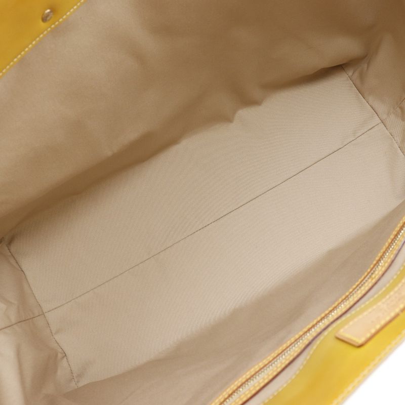 Louis Vuitton Reed GM Boston Bag M91140 Monogram Vernis Beige Th0021 Ladies