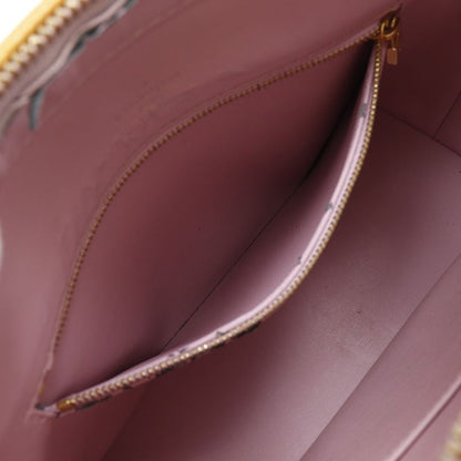 Louis Vuitton Houston M91054 Monogram Vernis Rose Yellow Th0939 Ladies Tote Bag