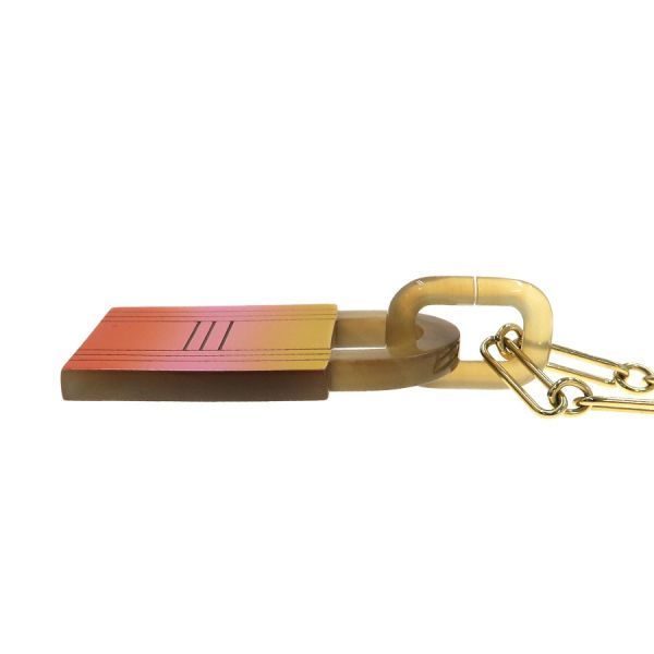 Hermes Amulet Cadenas Necklace [rank B