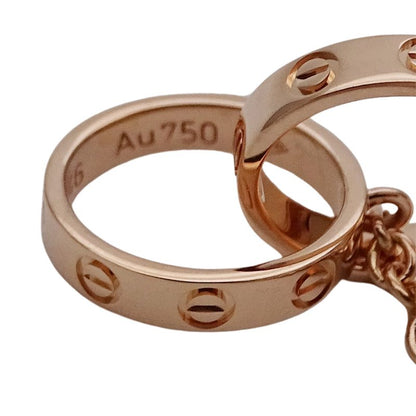 Cartier Bracelet Ladies Brand 750pg Baby Love Pink Gold Jewelry Polished