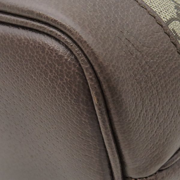 Gucci 2-Way Bag Ophidia Small Tote Bag GG Supreme Canvas Beige and Ebony Gold