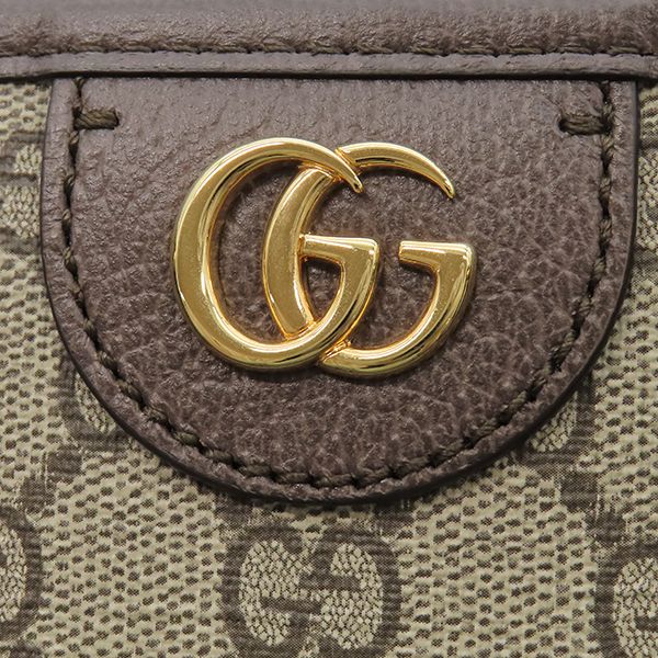 Gucci 2-Way Bag Ophidia Small Tote Bag GG Supreme Canvas Beige and Ebony Gold