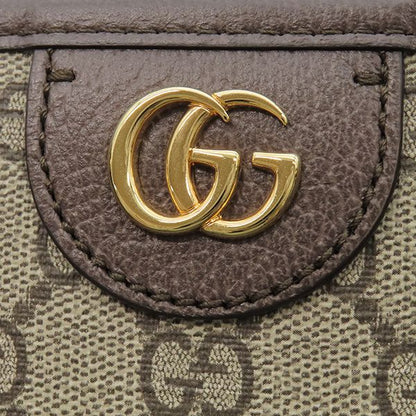 Gucci 2-Way Bag Ophidia Small Tote Bag GG Supreme Canvas Beige and Ebony Gold