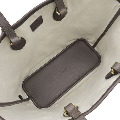 Gucci 2-Way Bag Ophidia Small Tote Bag GG Supreme Canvas Beige and Ebony Gold